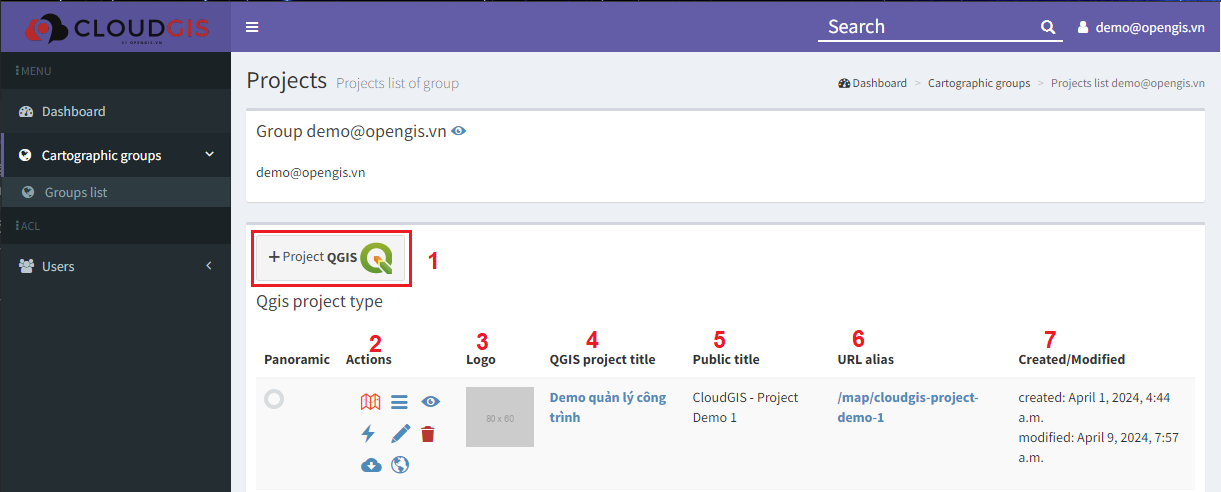 Hướng dẫn sử dụng CloudGIS – Tutorial 3 – OpenGIS Việt Nam